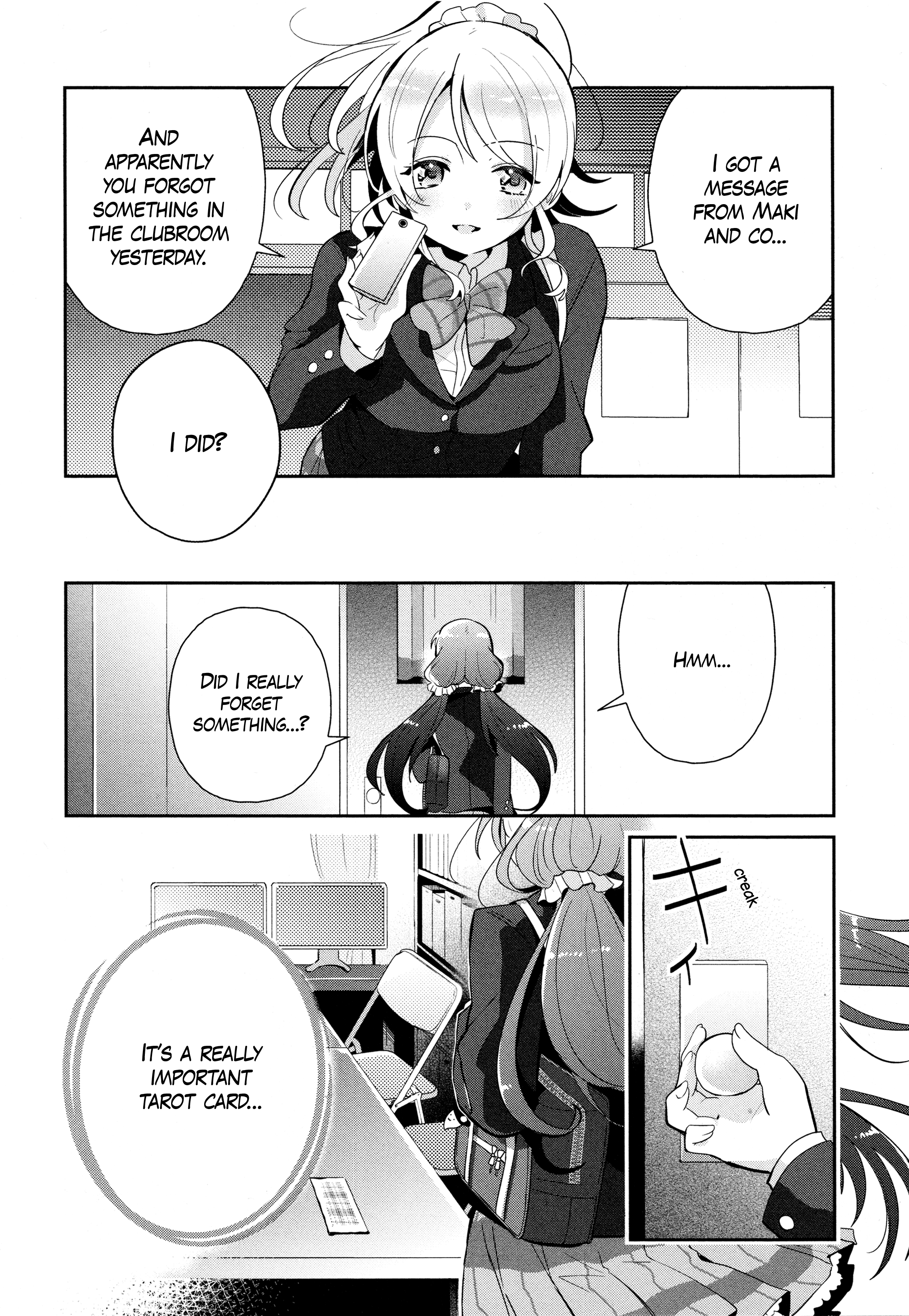 Love Live! Comic Anthology µ's Sweet Memories Apology Tarot 第12页