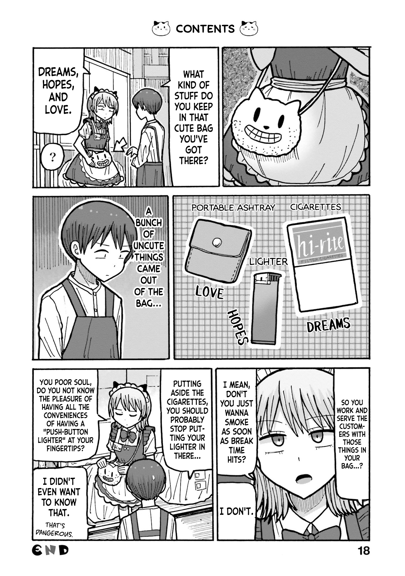 Smoking Maid Romance A chance and fears 第2页