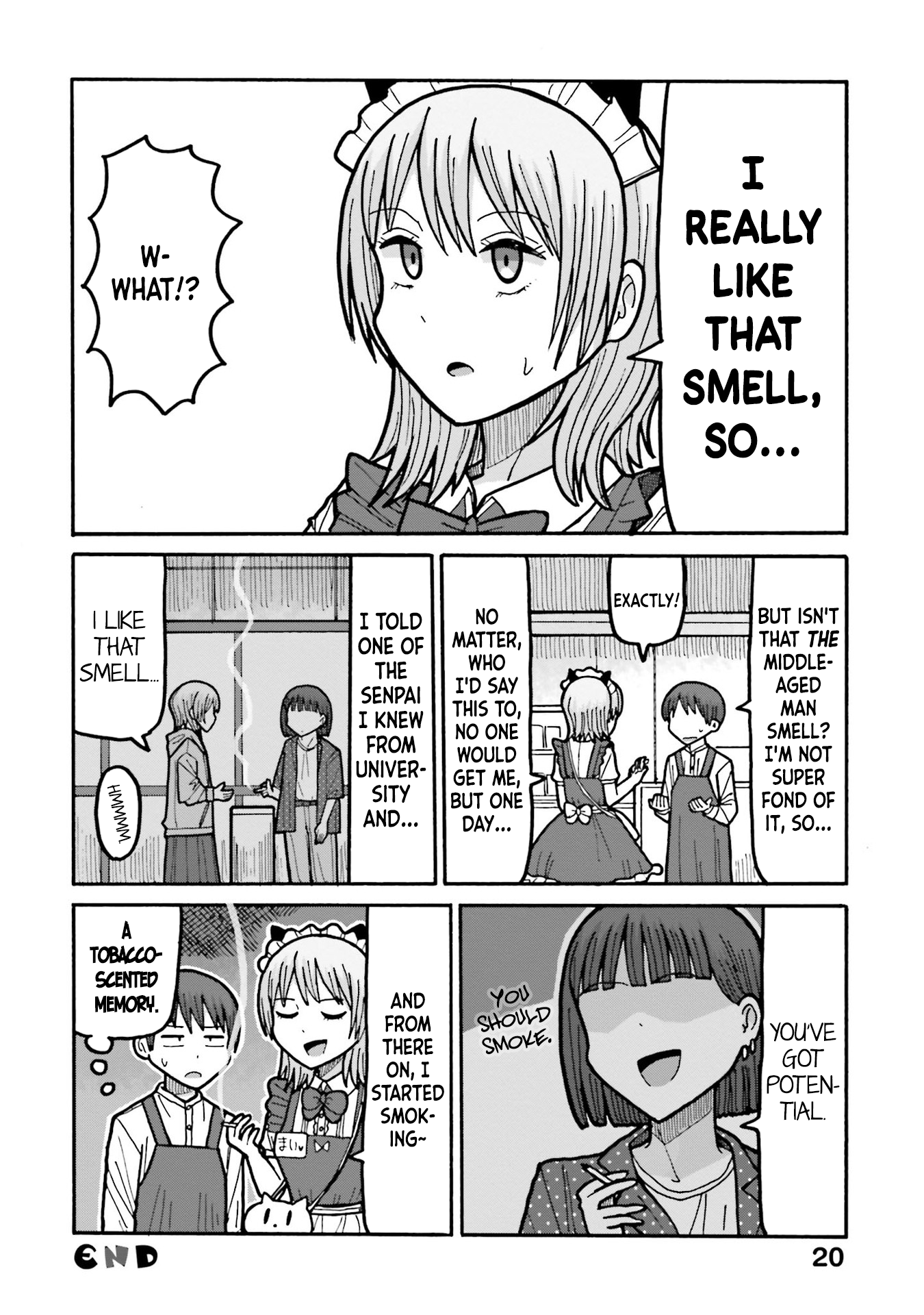 Smoking Maid Romance A chance and fears 第4页