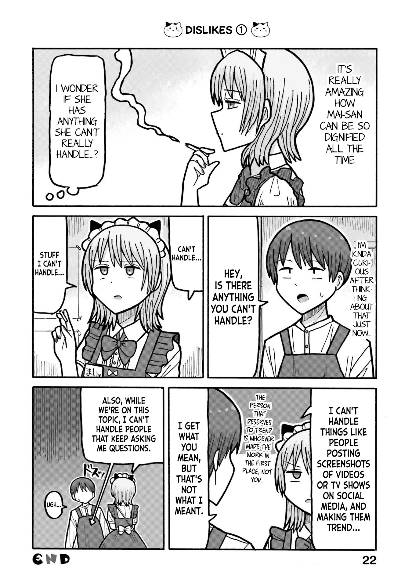 Smoking Maid Romance A chance and fears 第6页