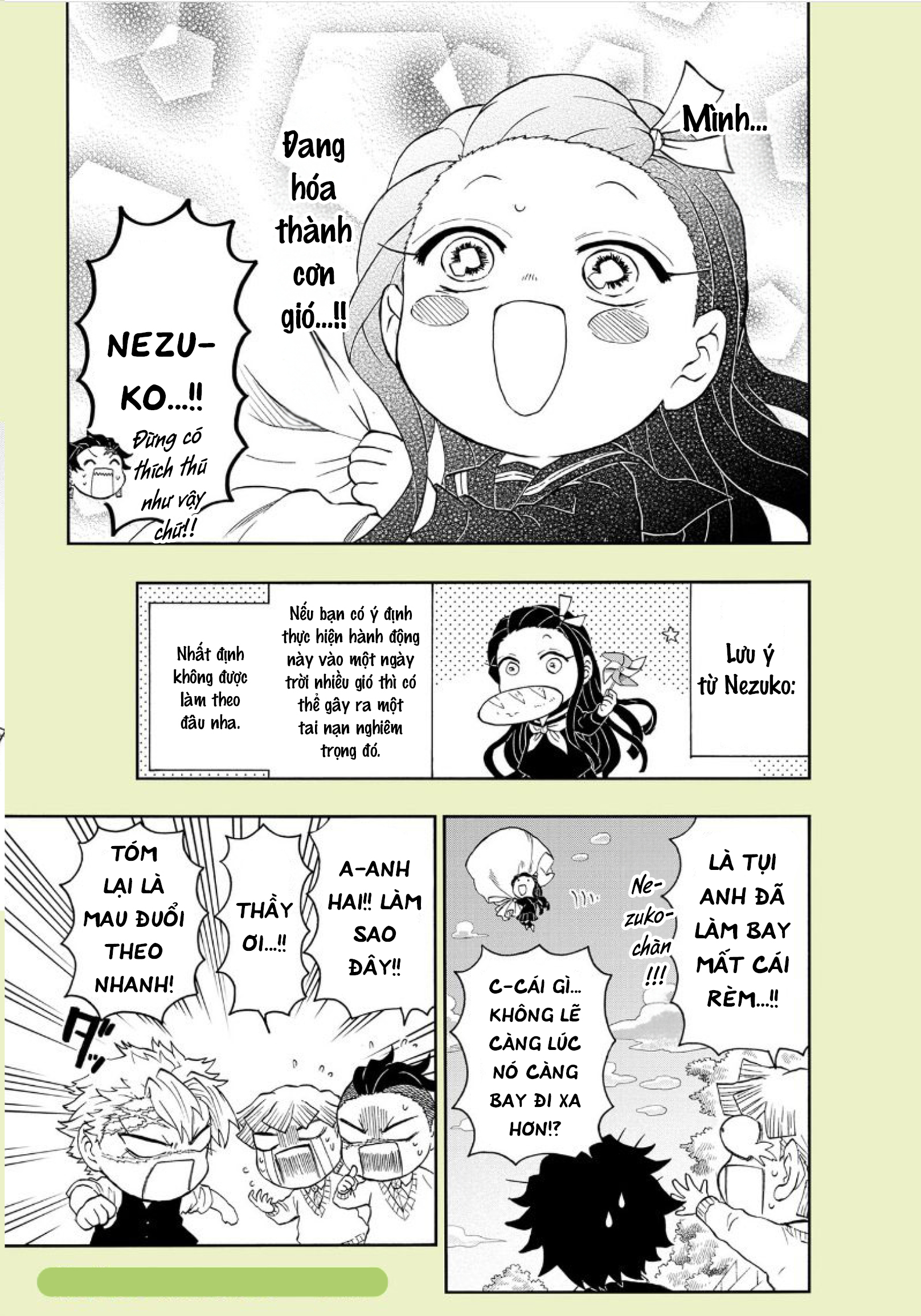 Kimetsu no Yaiba - Kimetsu Gakuen! Complete Focus Drill Hơi thở của Gió 第8页