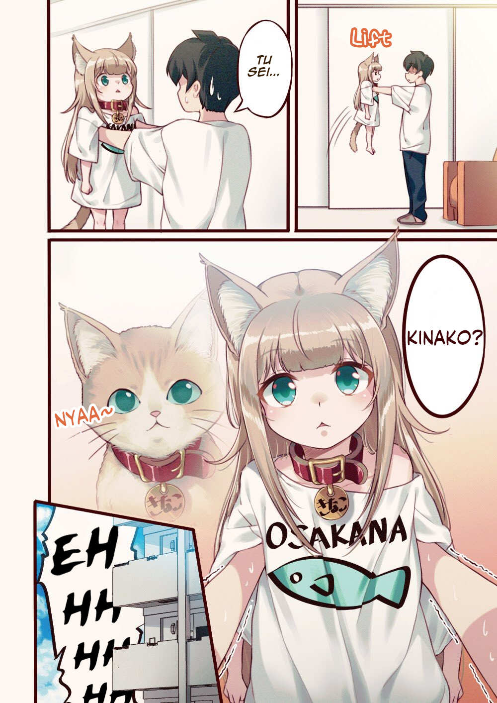 Uchi no Neko ga Onnanoko de Kawaii Finalmente un gatto! 第9页