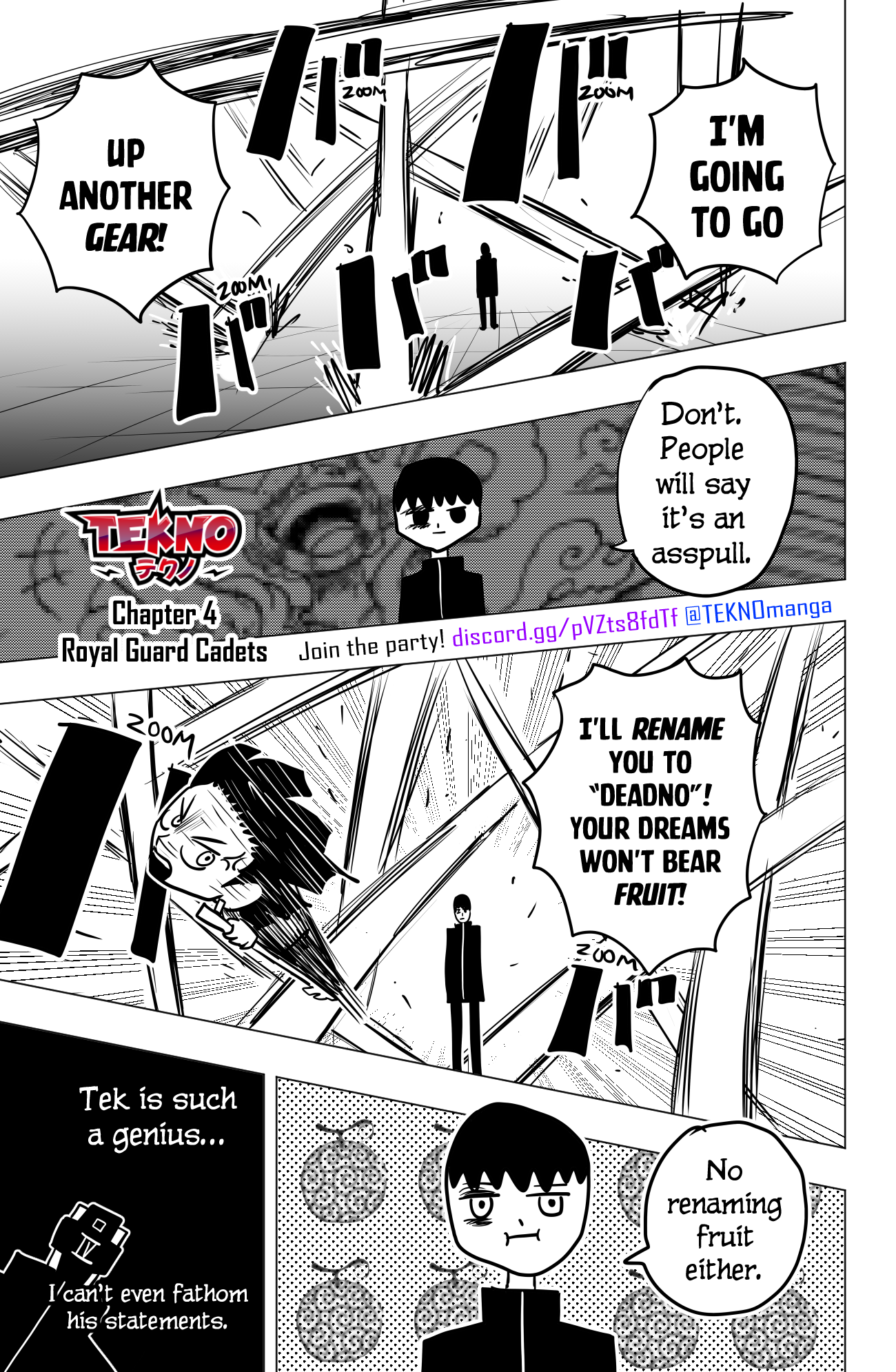 TEKNO: Sci-Fi Shonen Manga! Royal Guard Cadets 第1页