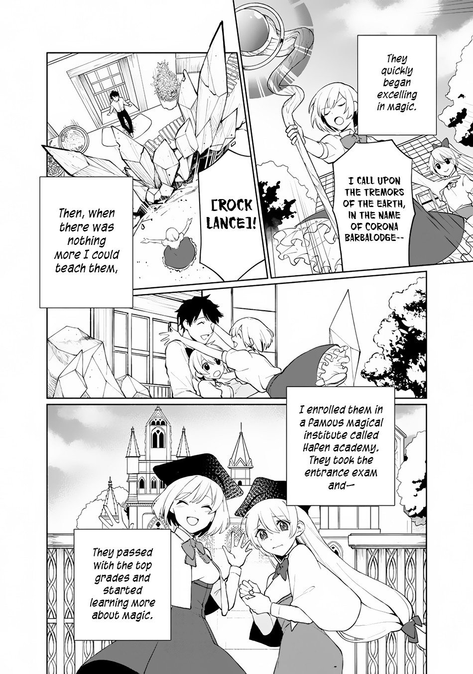 Boku no Kawaii Musume wa Futago no Kenja: Tokugi ga Debuff no Teihen Kuro Madoushi, Sodateta Futago no Musume ga S-Rank no Dai Kenja ni Natteshimau Vol. 1 Ch. 1 第22页