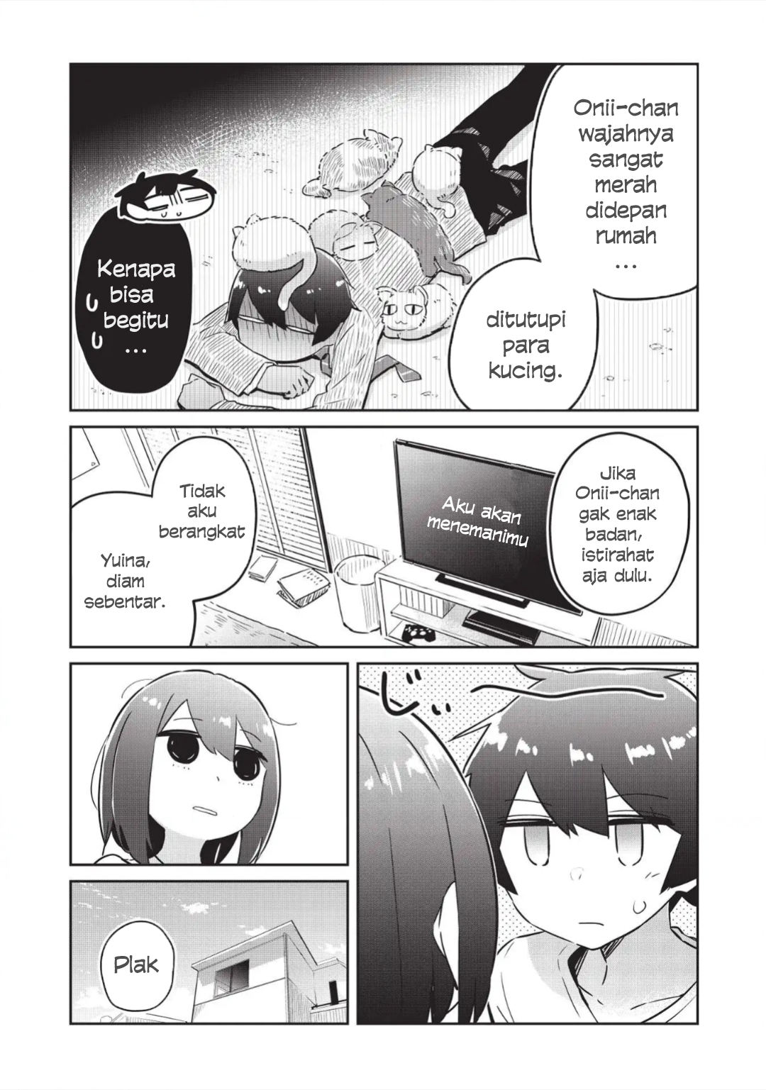 Ittsumo Shiotaiou na Osananajimi dakedo, Ore ni Kataomoi shite iru no ga Barebare de Kawaii. Menolong kucing bisa mendapatkan kekuatan gaib - Hanya kesan pribadi ② 第27页