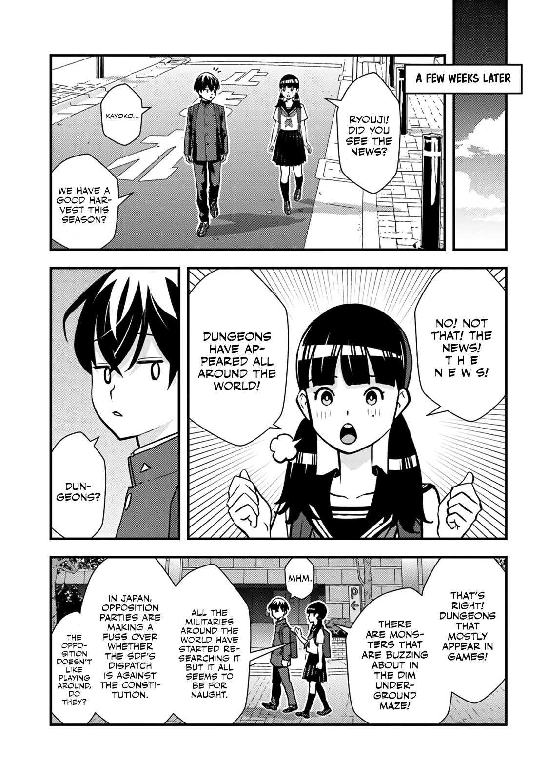 Isekai-gaeri no Yuusha wa, Dungeon ga Shutsugen Shita Genjitsu Sekai de, Influencer ni Natte Kane o Kasegimasu! Vol. 1 Ch. 1 第55页