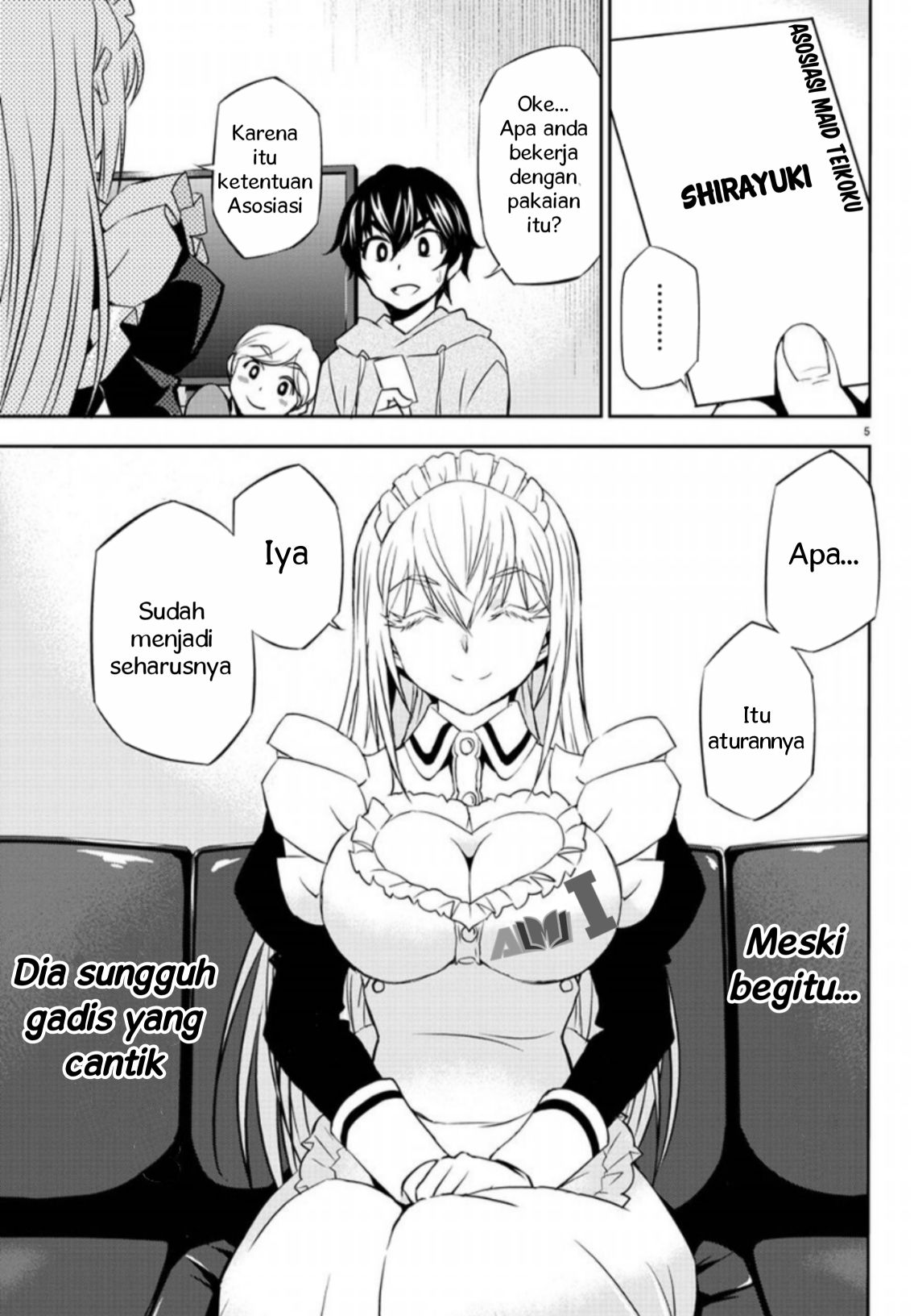 Oshikake Maid Shirayuki-san "Pengenalan dari Membaca Warna Mata 3P!" 第11页