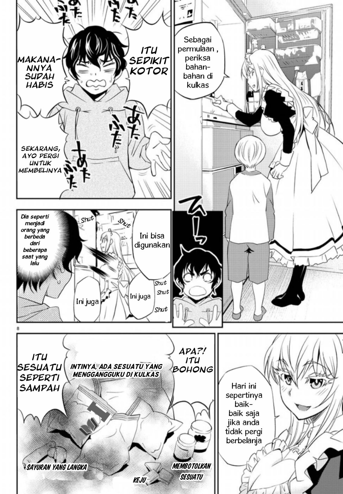 Oshikake Maid Shirayuki-san "Pengenalan dari Membaca Warna Mata 3P!" 第14页