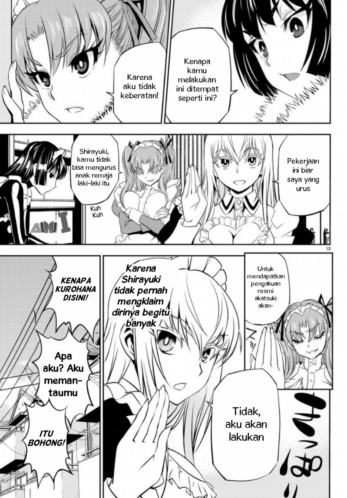 Oshikake Maid Shirayuki-san "Pengenalan dari Membaca Warna Mata 3P!" 第19页