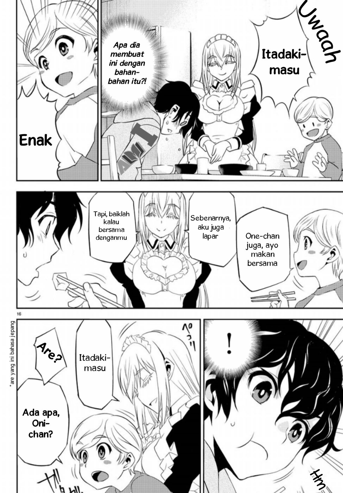 Oshikake Maid Shirayuki-san "Pengenalan dari Membaca Warna Mata 3P!" 第22页