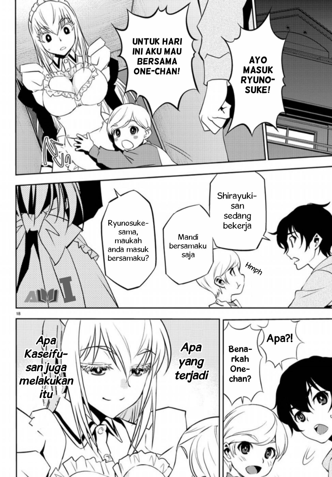 Oshikake Maid Shirayuki-san "Pengenalan dari Membaca Warna Mata 3P!" 第24页
