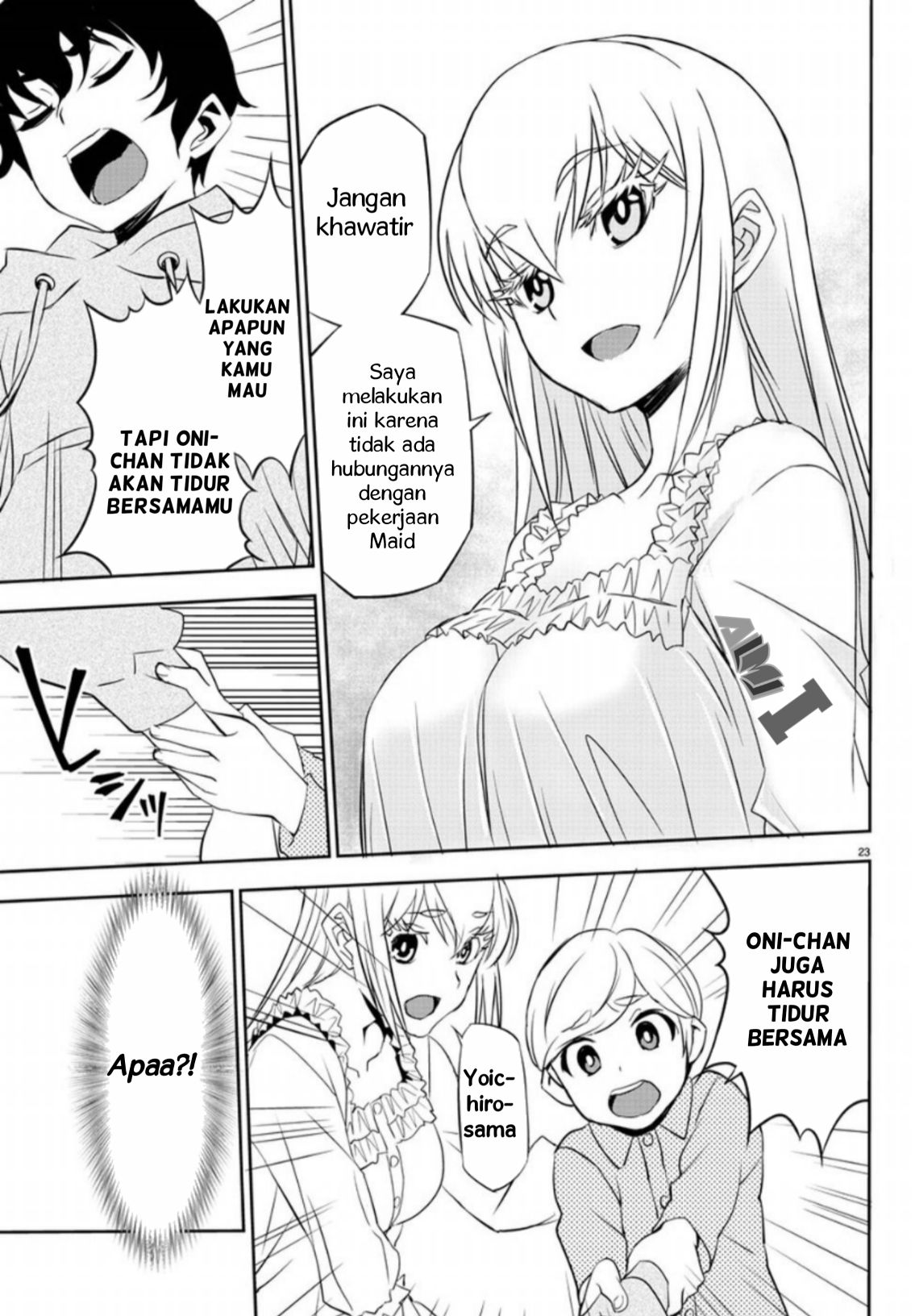 Oshikake Maid Shirayuki-san "Pengenalan dari Membaca Warna Mata 3P!" 第29页