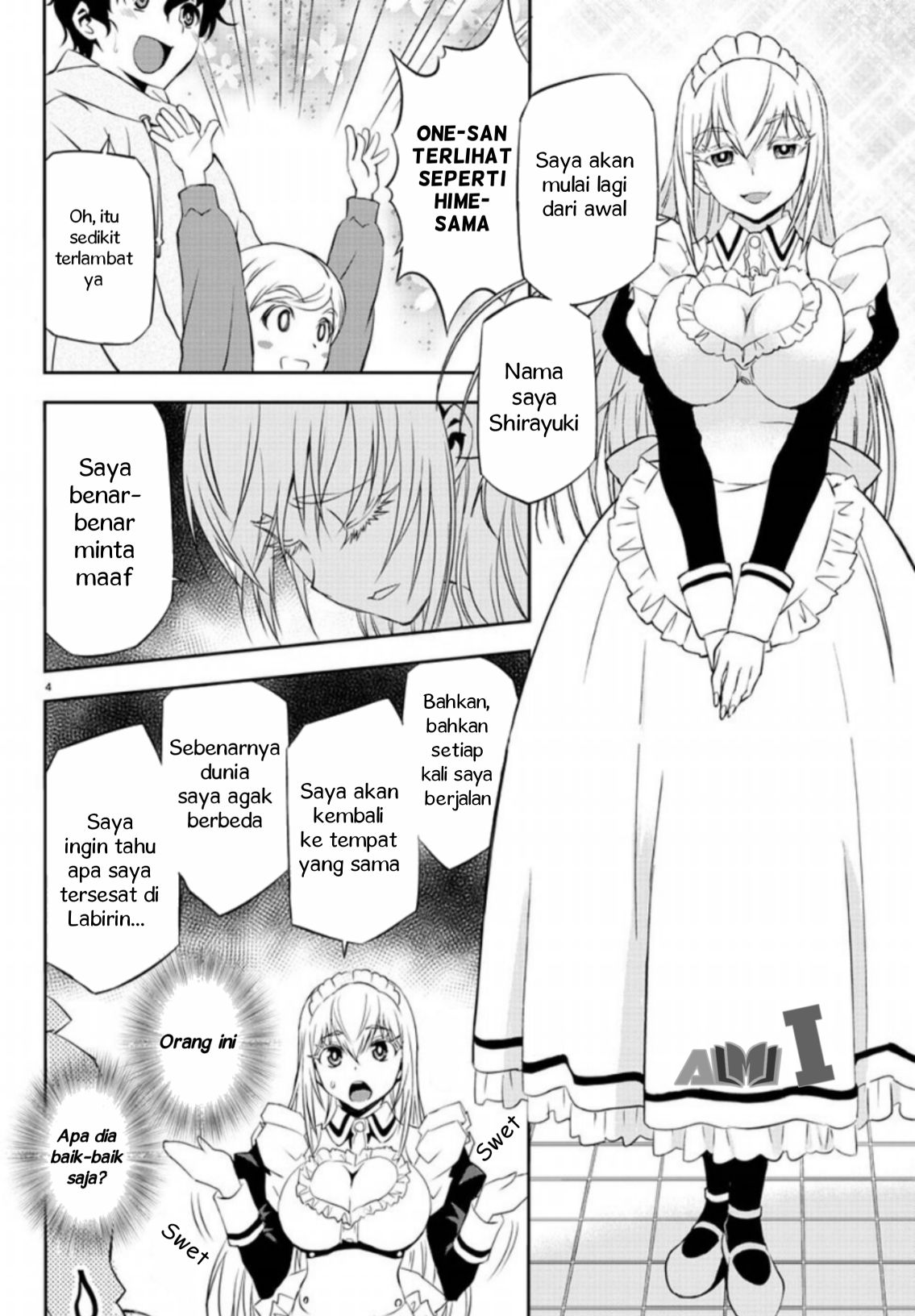 Oshikake Maid Shirayuki-san "Pengenalan dari Membaca Warna Mata 3P!" 第10页