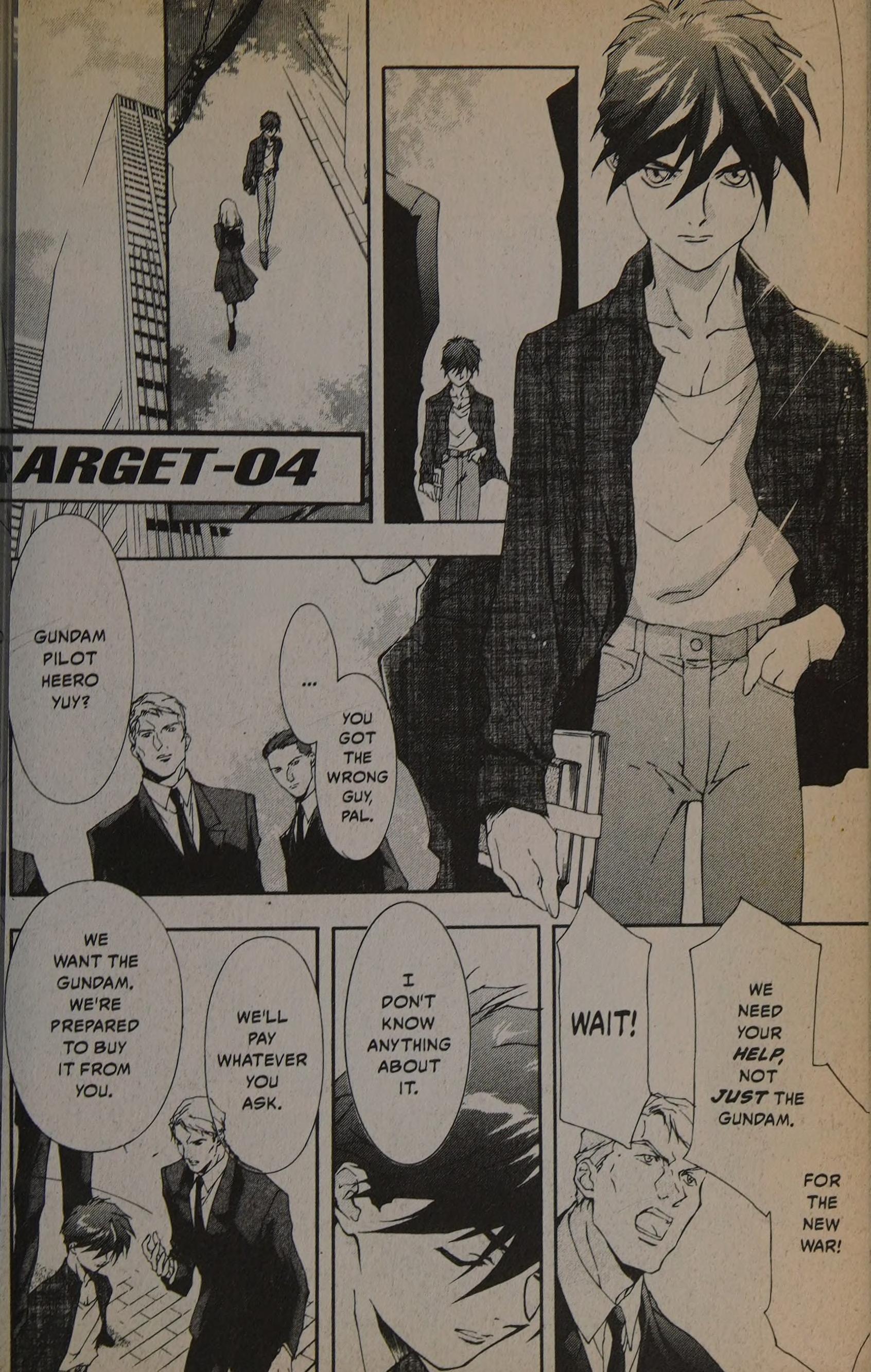 New Mobile Report Gundam Wing - Blind Target Target 4 第1页