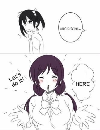 Love Live! - NozoNico Pocky (Doujinshi) 第1页