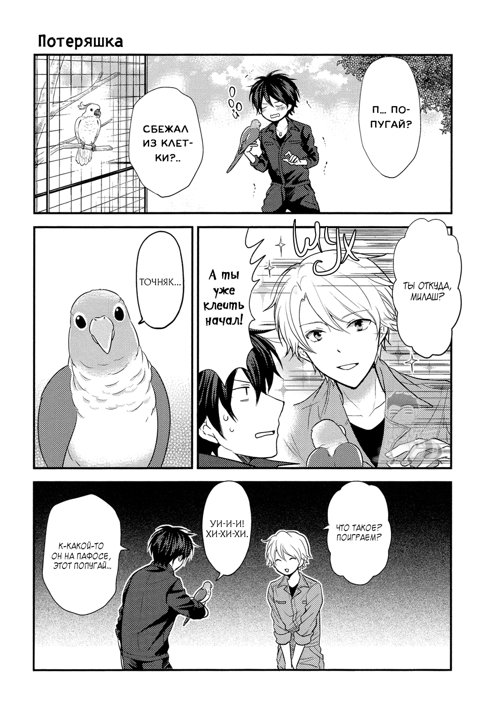 Seishun wa Juujuu da Попугай и разговоры 第4页