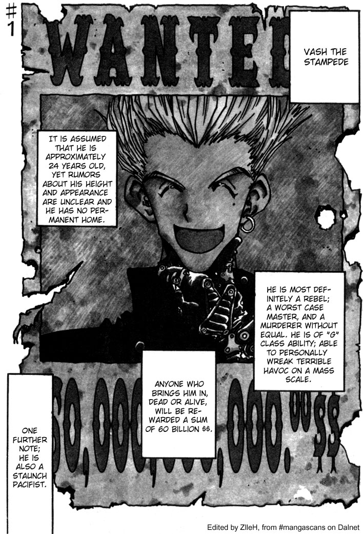 Trigun The 60,000,000,000$$ Man 第1页
