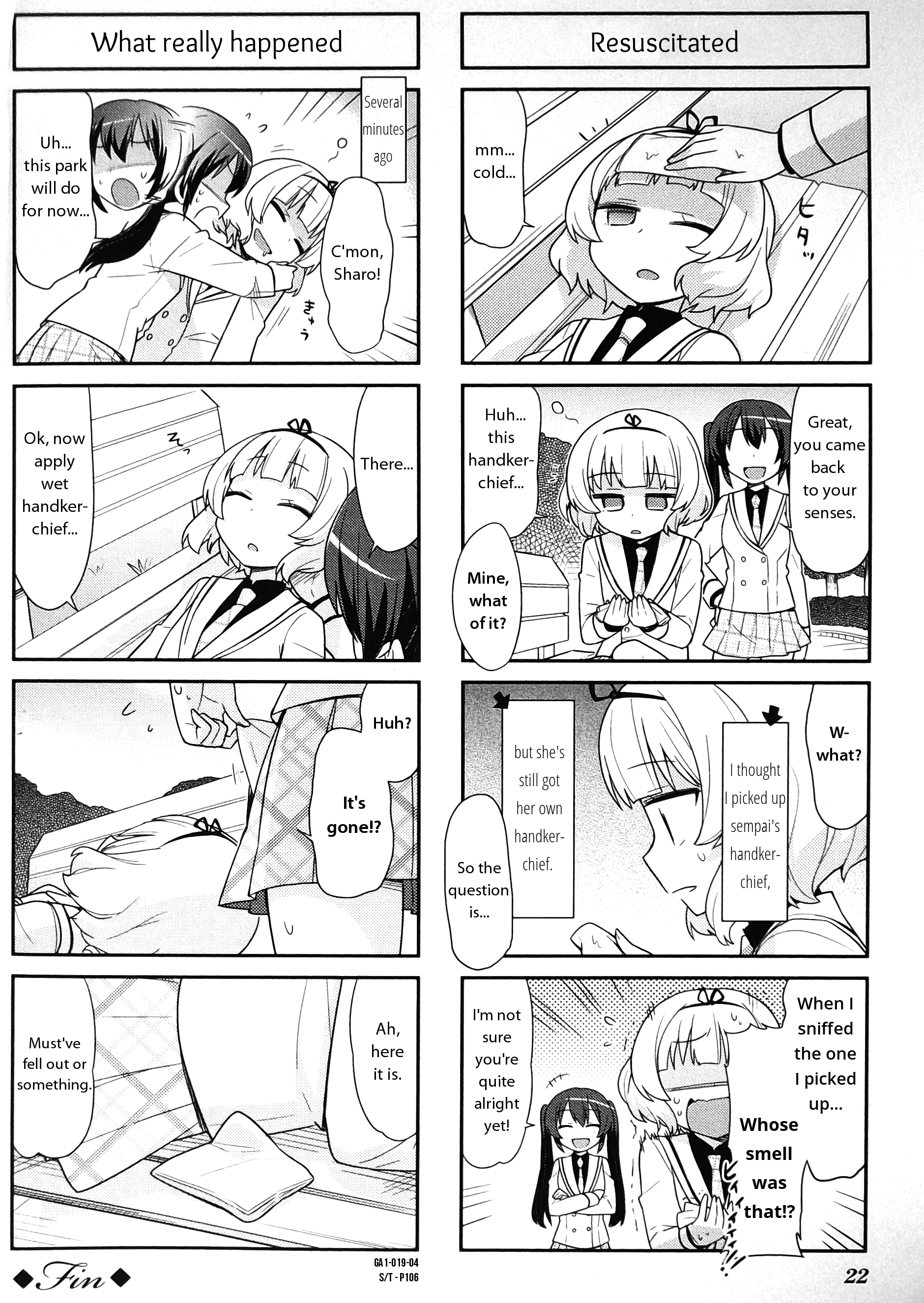 Gochuumon wa Usagi desu ka? Anthology Comic Did the Order lose something? 第4页