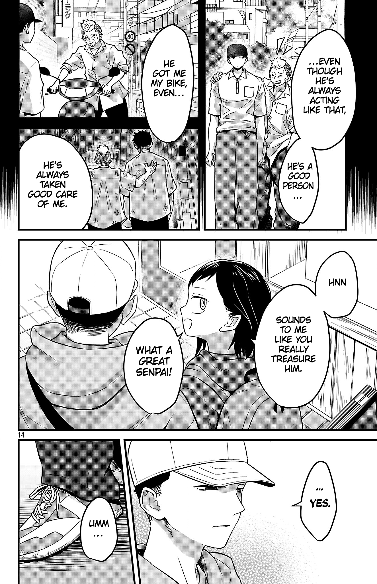 Boku no Kokoro no Yabai Yatsu: Love Comedy ga Hajimaranai Senpai & Kohai 第14页