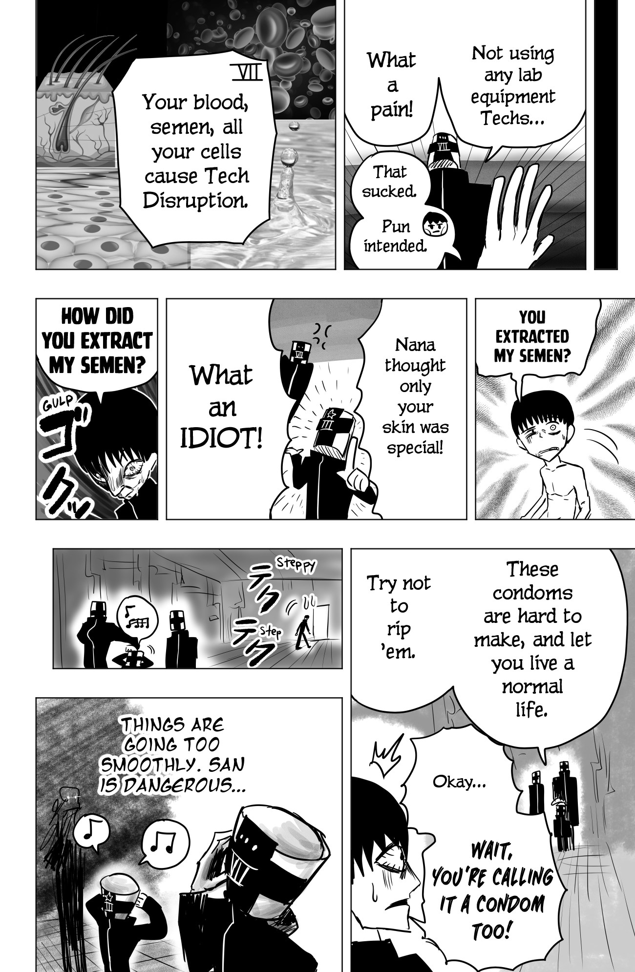 TEKNO: Sci-Fi Shonen Manga! Condoms, Semen, and Mission Start! 第6页