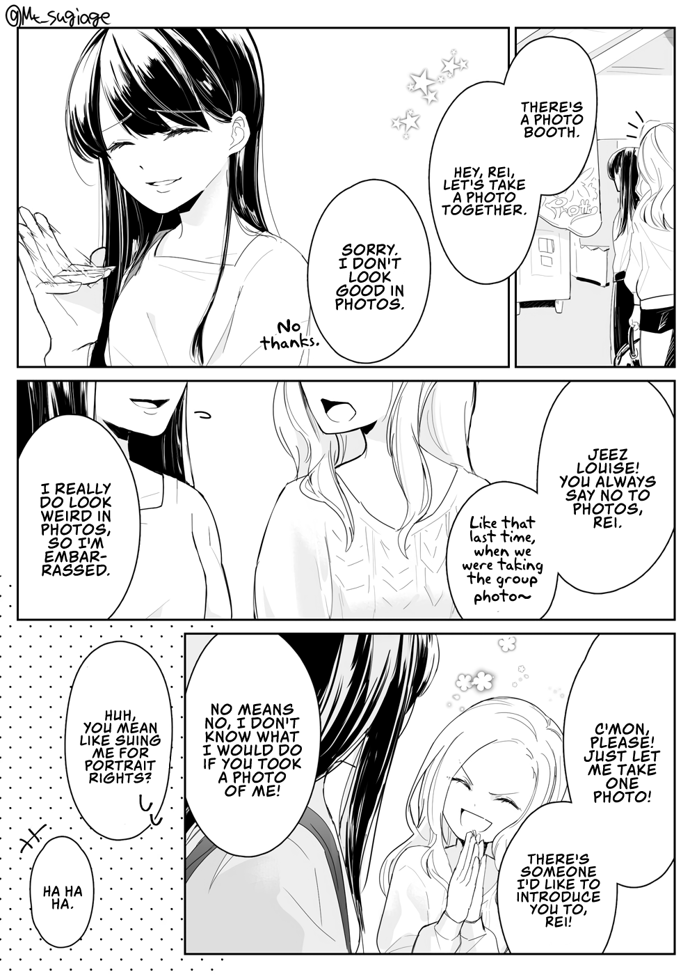 The Non-photogenic Friend 第1页