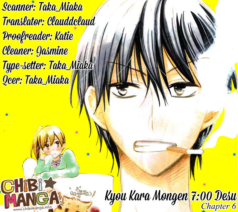 Kyou Kara Mongen 7:00 Desu Vol. 2 Ch. 6 第2页