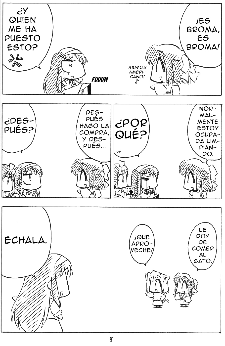Tsukihime - Kohakuriko (Doujinshi) La gente de la familia Tohno 第8页