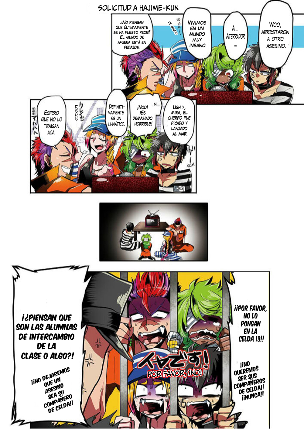 Nanbaka Prisionero x 4 + Guardia x 1 第8页