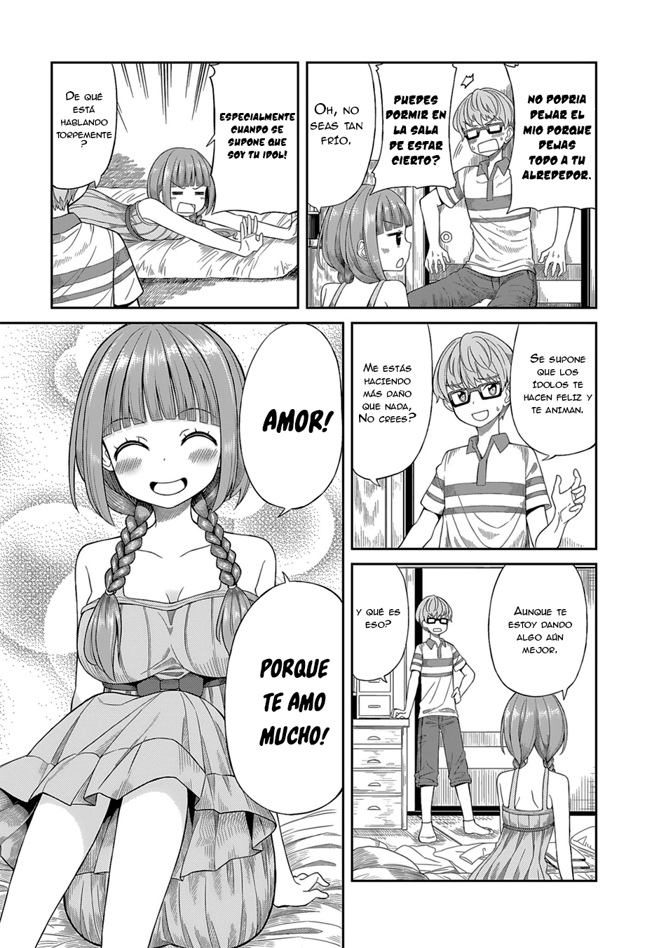 Hinomoto Sanshimai wa Kamatte Hoshii Las preocupaciones del joven Sacchan 第12页