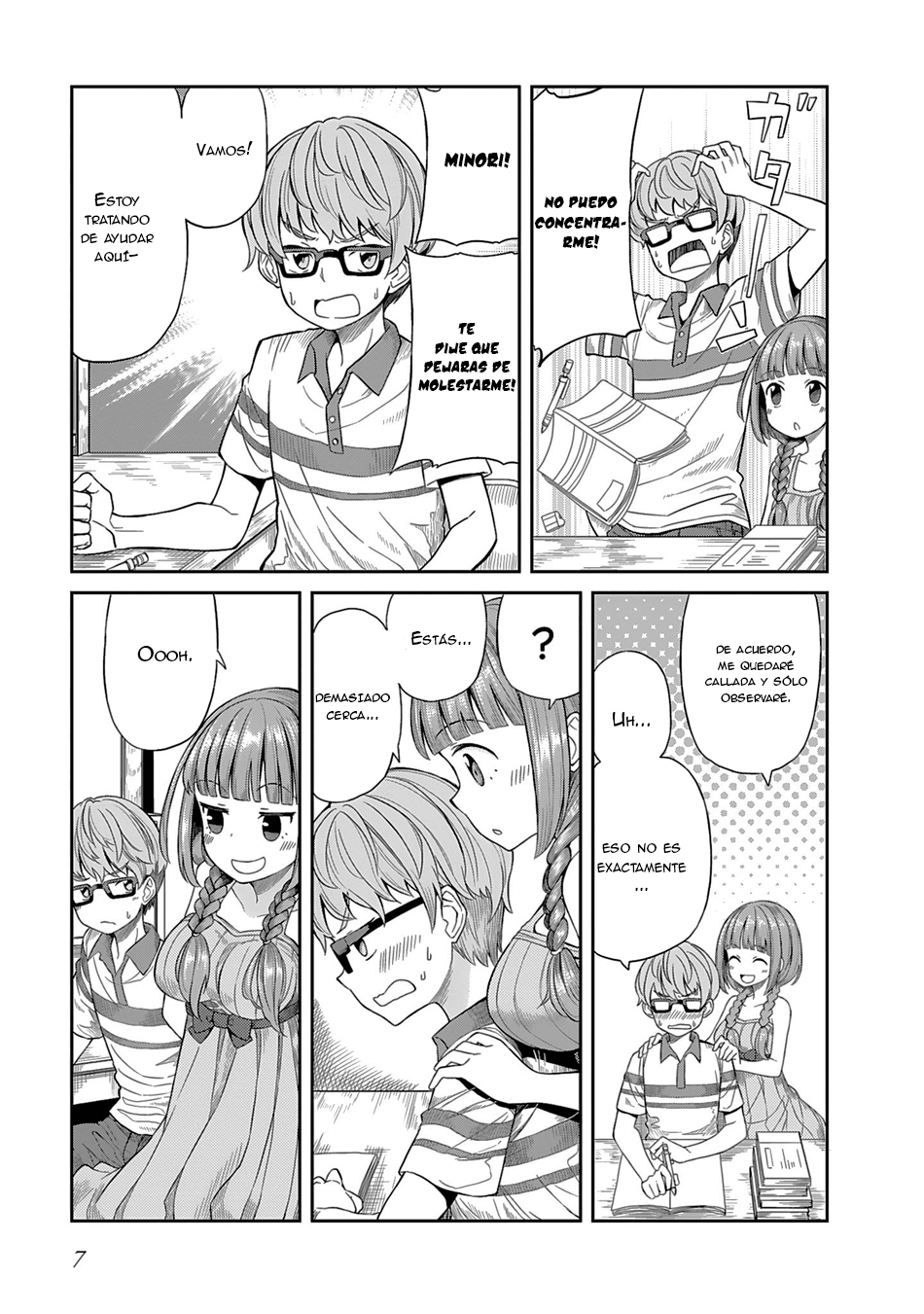 Hinomoto Sanshimai wa Kamatte Hoshii Las preocupaciones del joven Sacchan 第4页