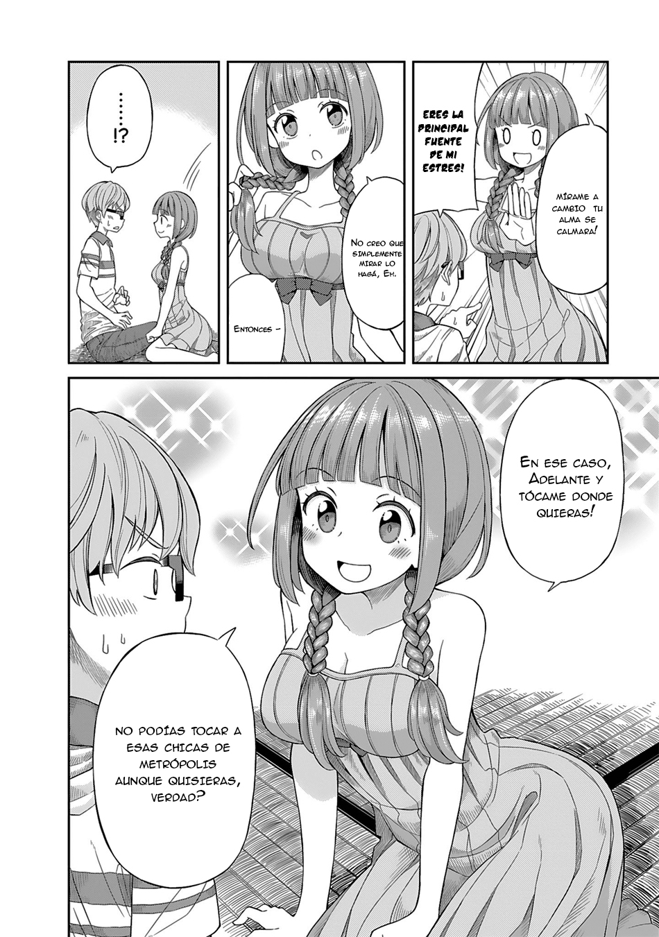 Hinomoto Sanshimai wa Kamatte Hoshii Las preocupaciones del joven Sacchan 第9页