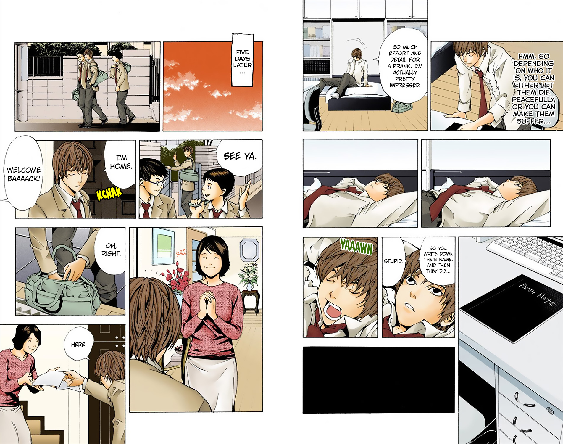 Death Note (Official Colored) Boredom 第9页