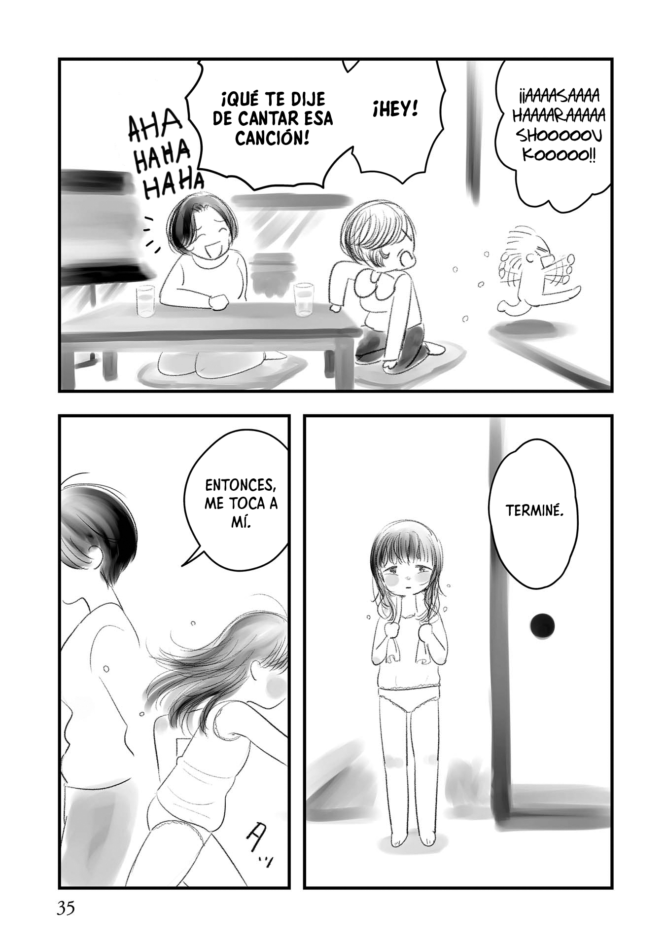 Love and Curse Como una niña 第33页