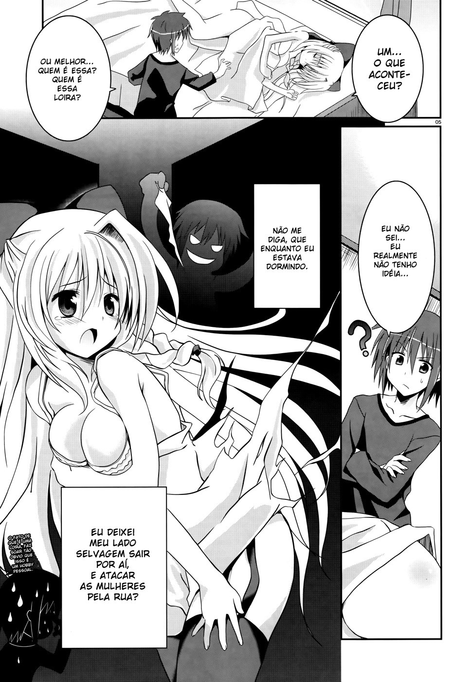 Tsuki Tsuki! Cachorro Louco e a Bela Loira 第4页