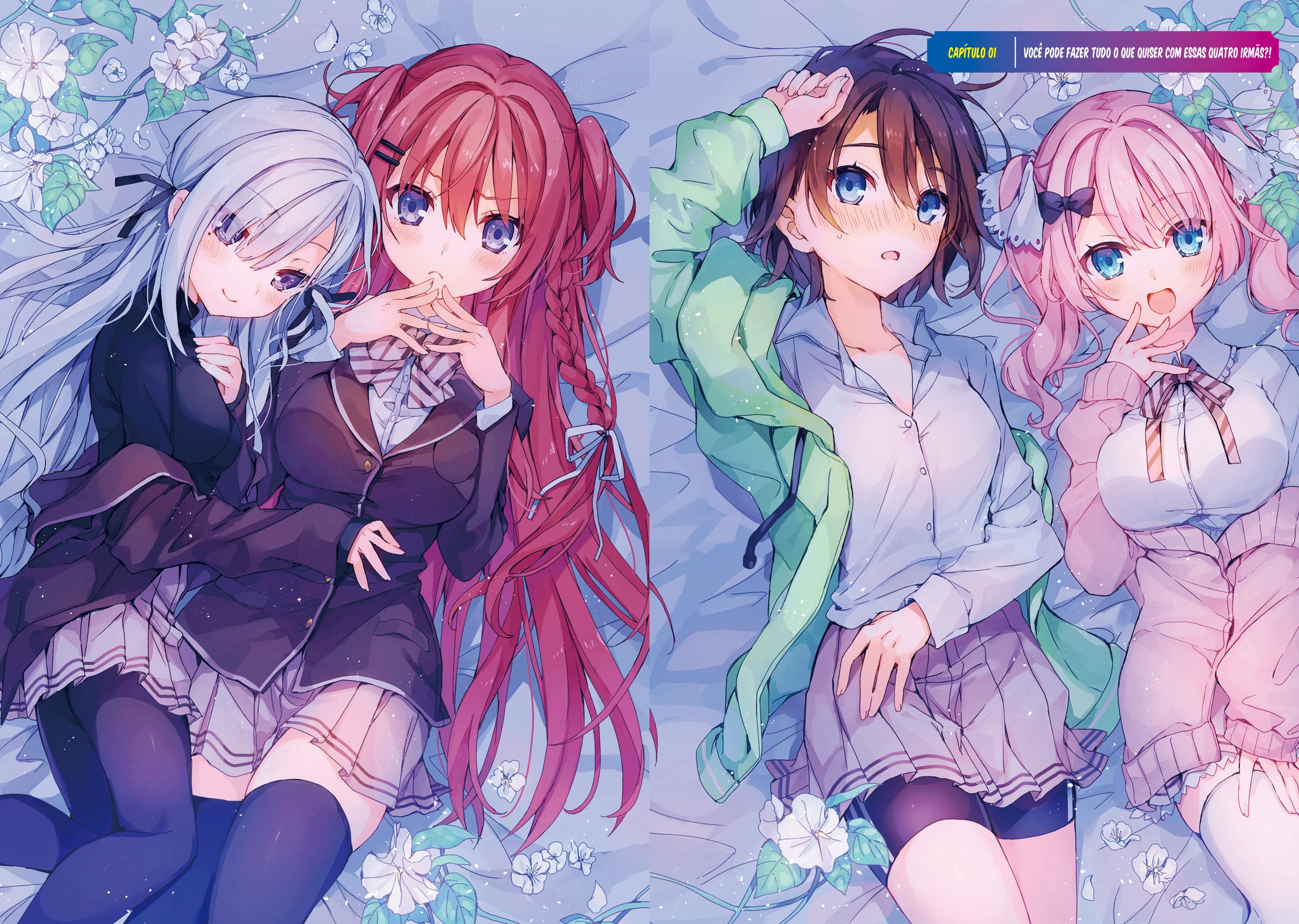 Elf wa Yoru o Omachikane Você Pode Fazer Tudo o Que Quiser Com Essas Quatro Irmãs?! 第4页