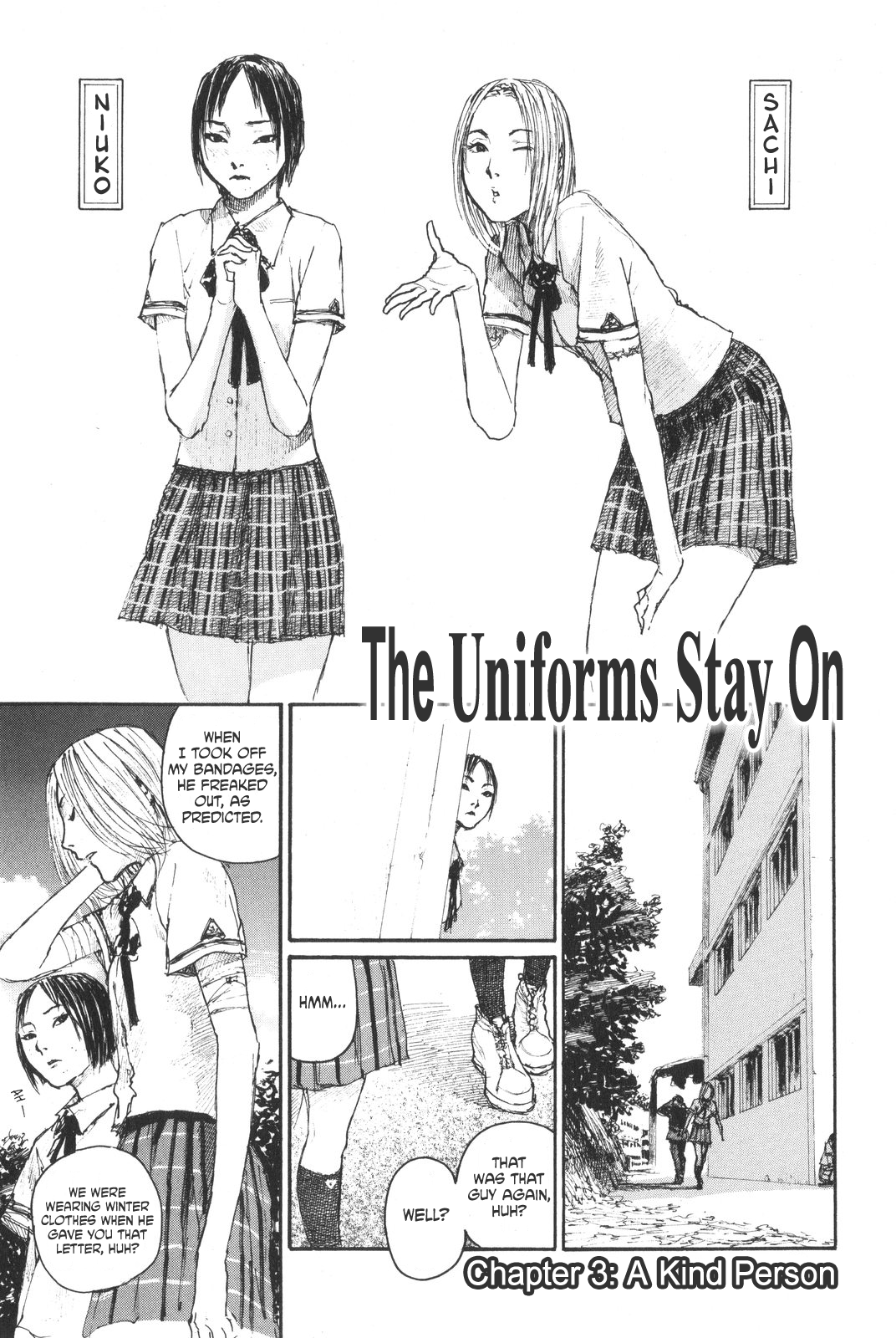 Sister Generator ~Hiroaki Samura Short Stories~ The Uniforms Stay On Chapter 3: A Kind Person 第1页