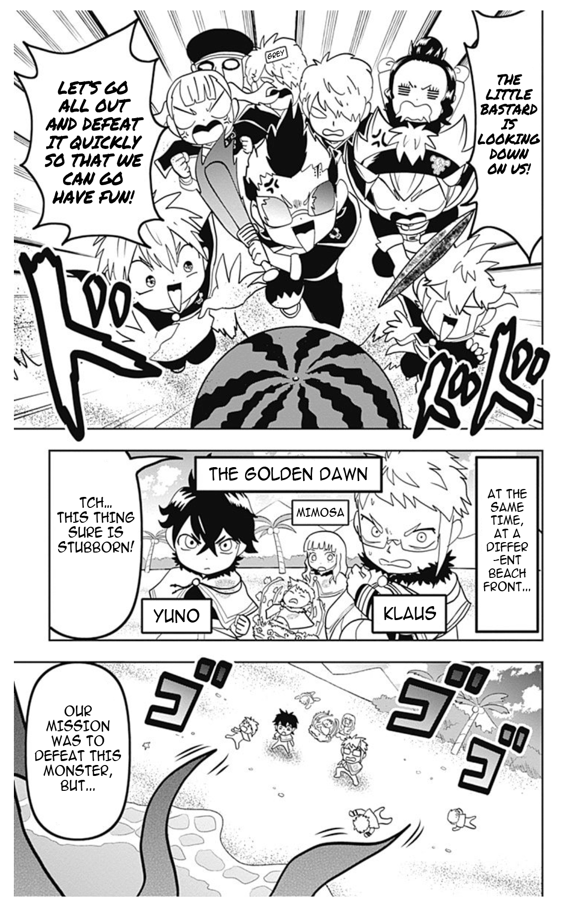 Black Clover SD - Asta's Road to the Wizard King Panic! At the Beach 第19页