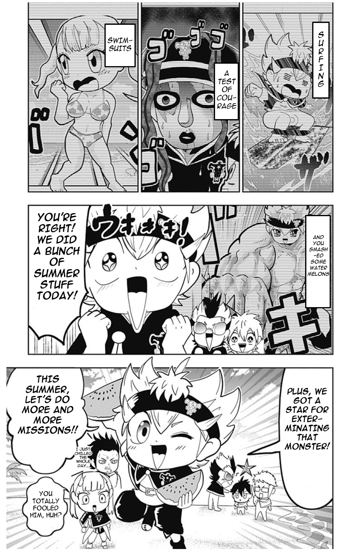 Black Clover SD - Asta's Road to the Wizard King Panic! At the Beach 第28页