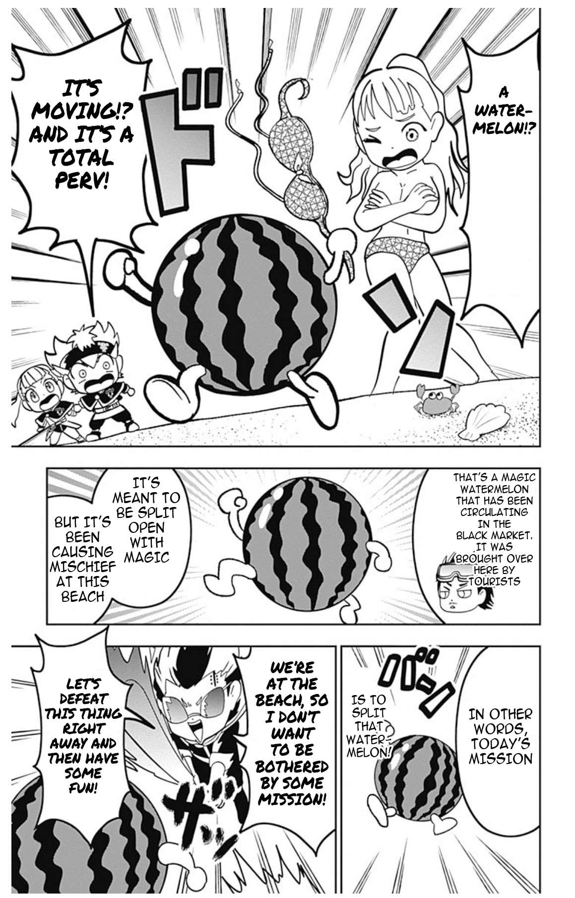Black Clover SD - Asta's Road to the Wizard King Panic! At the Beach 第5页