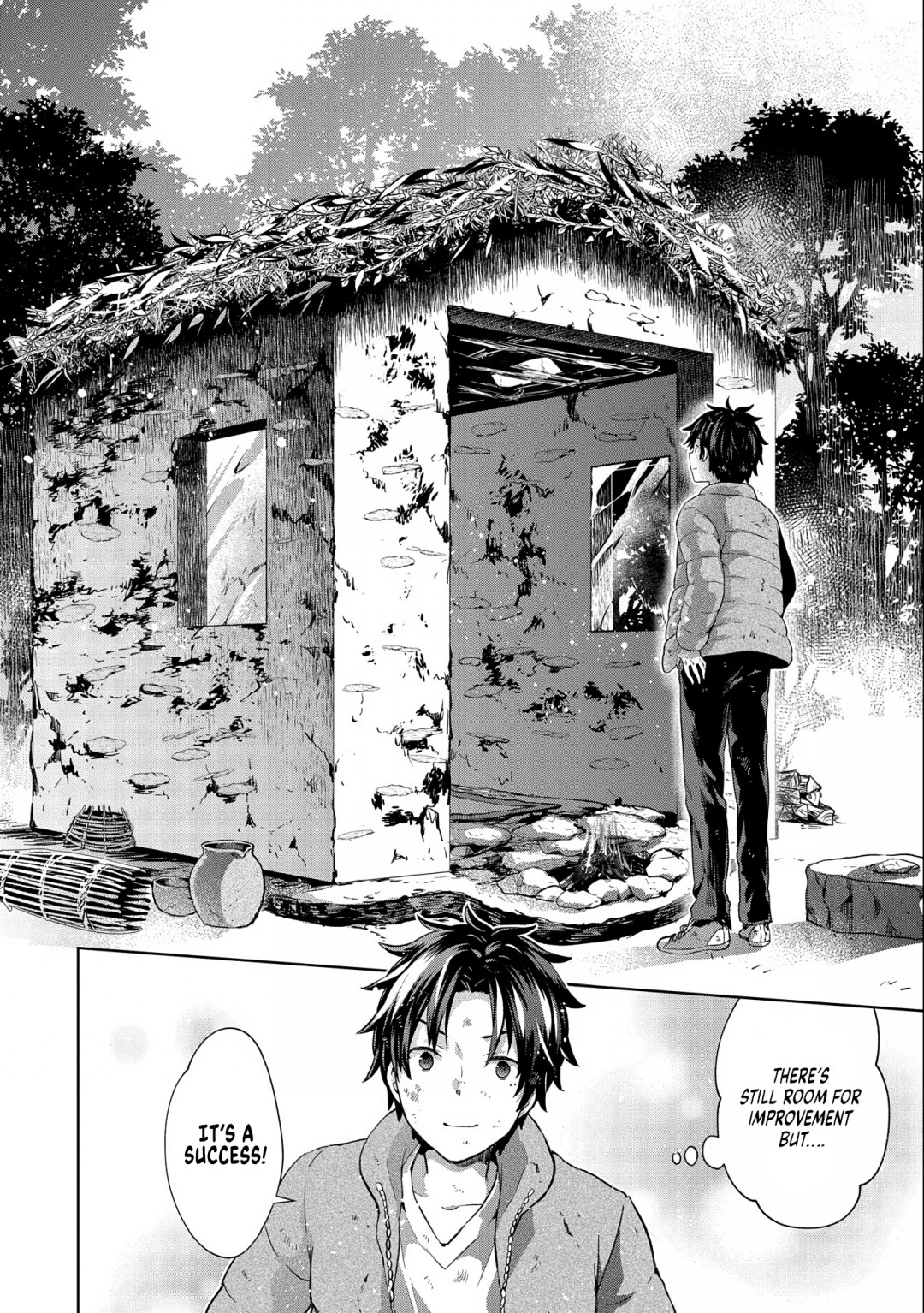 Isekai ni Ten'i Shitara Yama no Naka datta. Handou de Tsuyosa yori mo Kaitekisa wo Erabimashita Vol. 1 Ch. 1 第34页