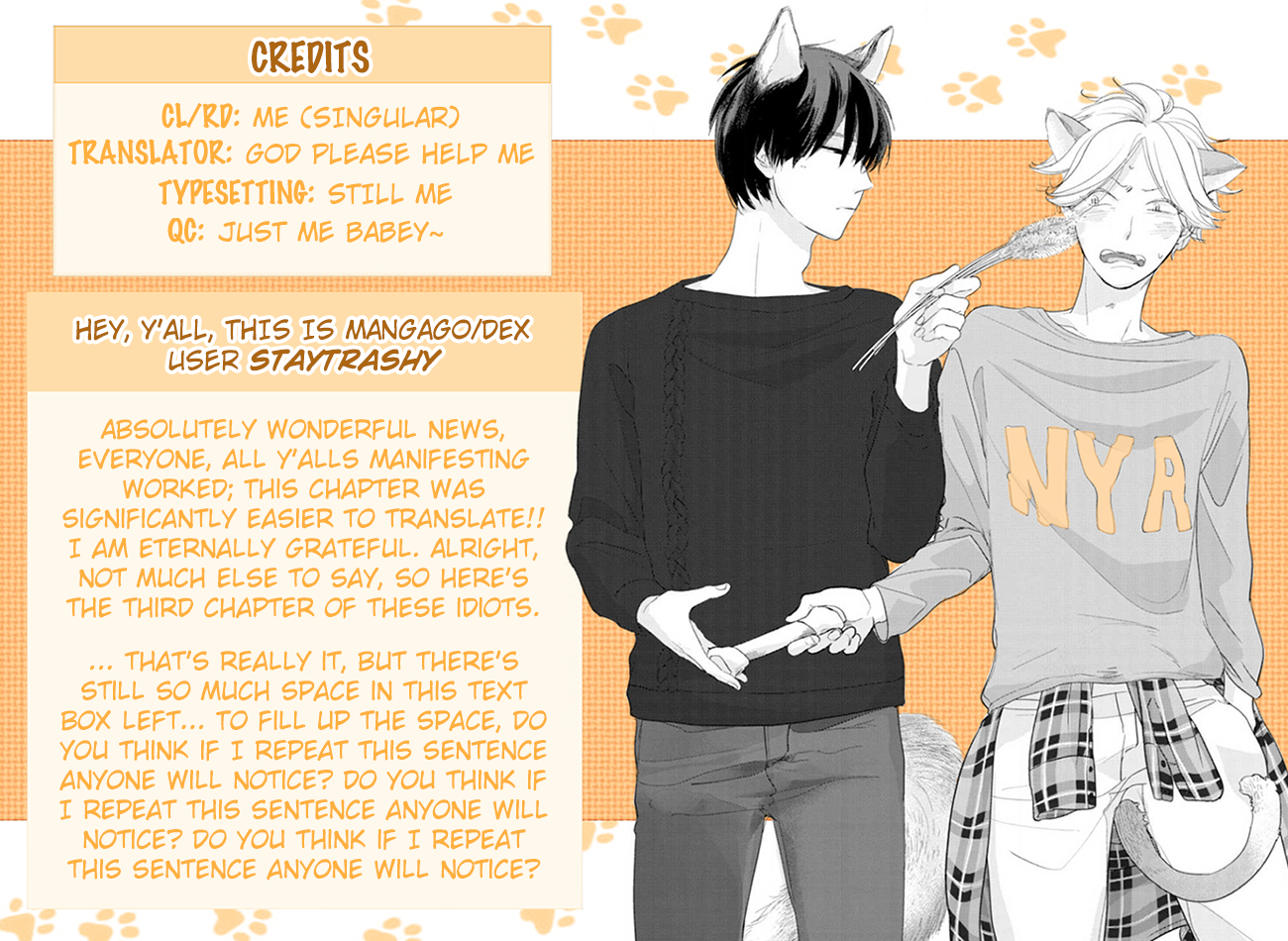 Neko niwa Inu wo Vol. 1 Ch. 3 第1页