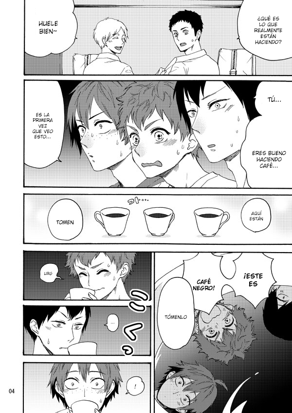 Haikyuu!! - Coffee o Douzo (Doujinshi) 第5页