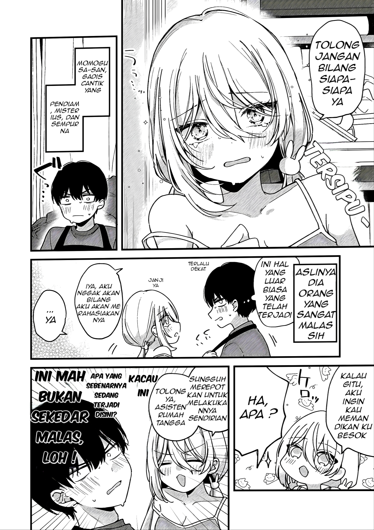 Momogusa-san ga Monogusa Sugiru!! Saya Akhirnya Mengunjungi Kamar Seorang Gadis Cantik yang Super Malas 第16页