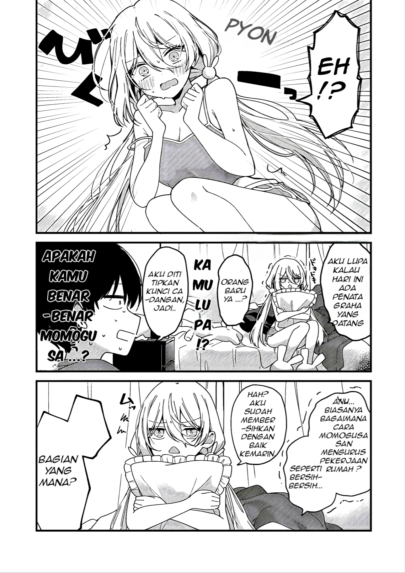 Momogusa-san ga Monogusa Sugiru!! Saya Akhirnya Mengunjungi Kamar Seorang Gadis Cantik yang Super Malas 第5页