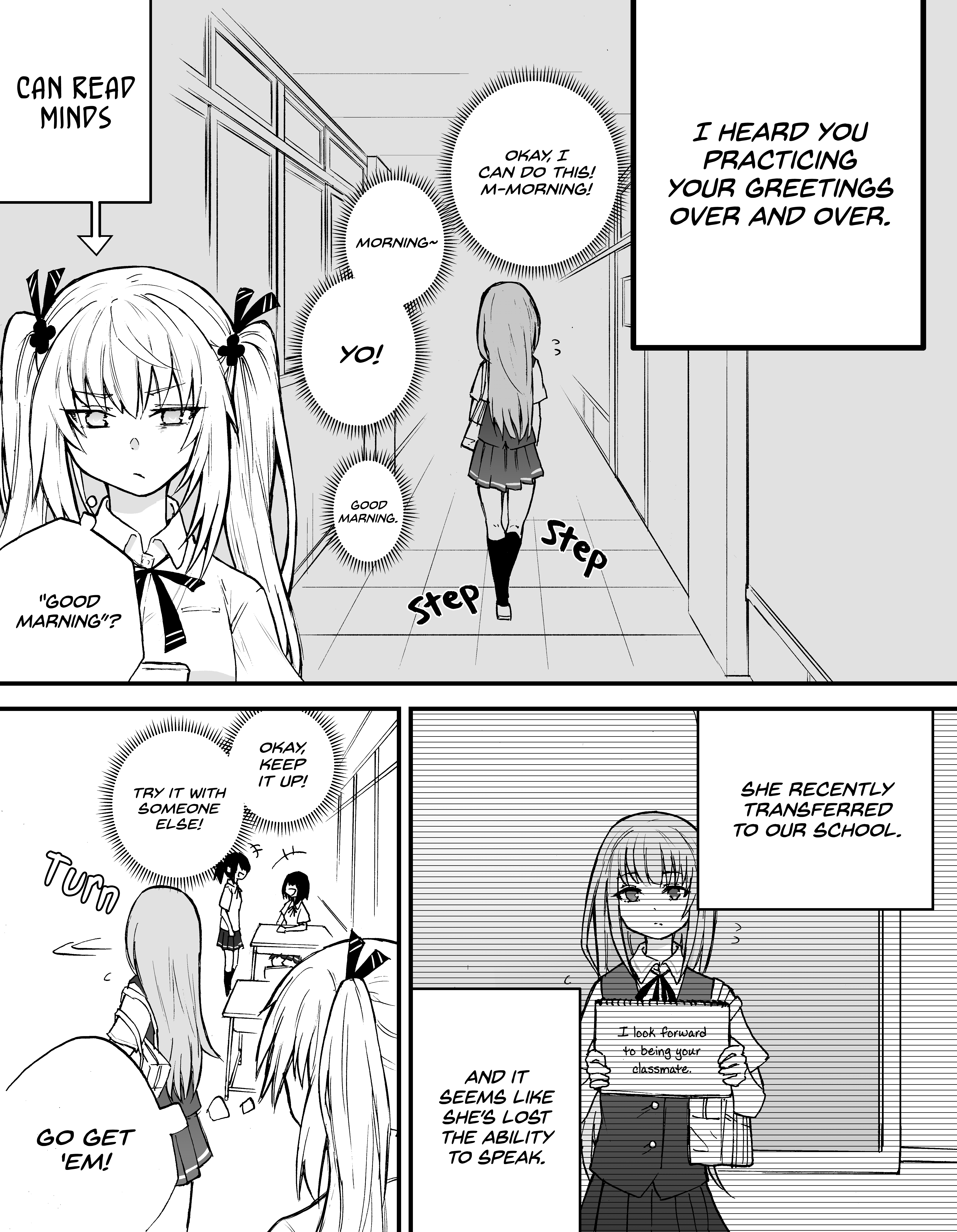 The Mute Girl and Her New Friend (Webcomic) 第7页