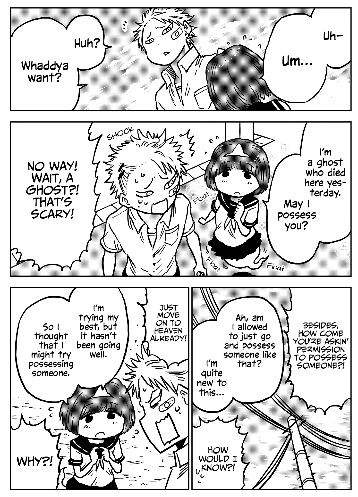 Beginner Ghost-chan Comic 第1页