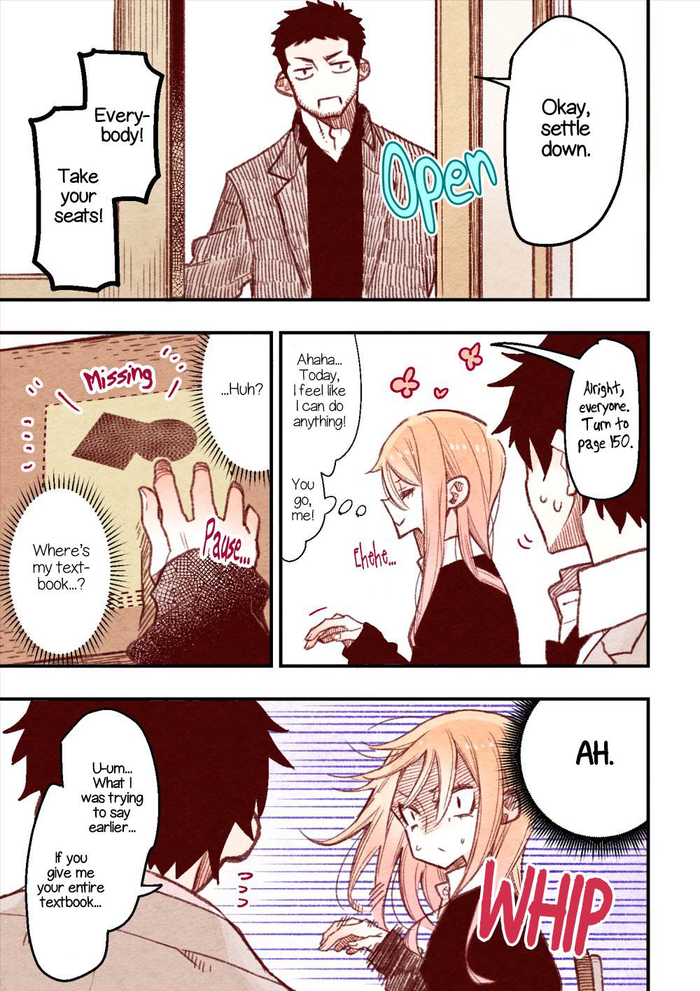 Sanpakugan-chan wa Tsutaetai. The Textbook 第3页