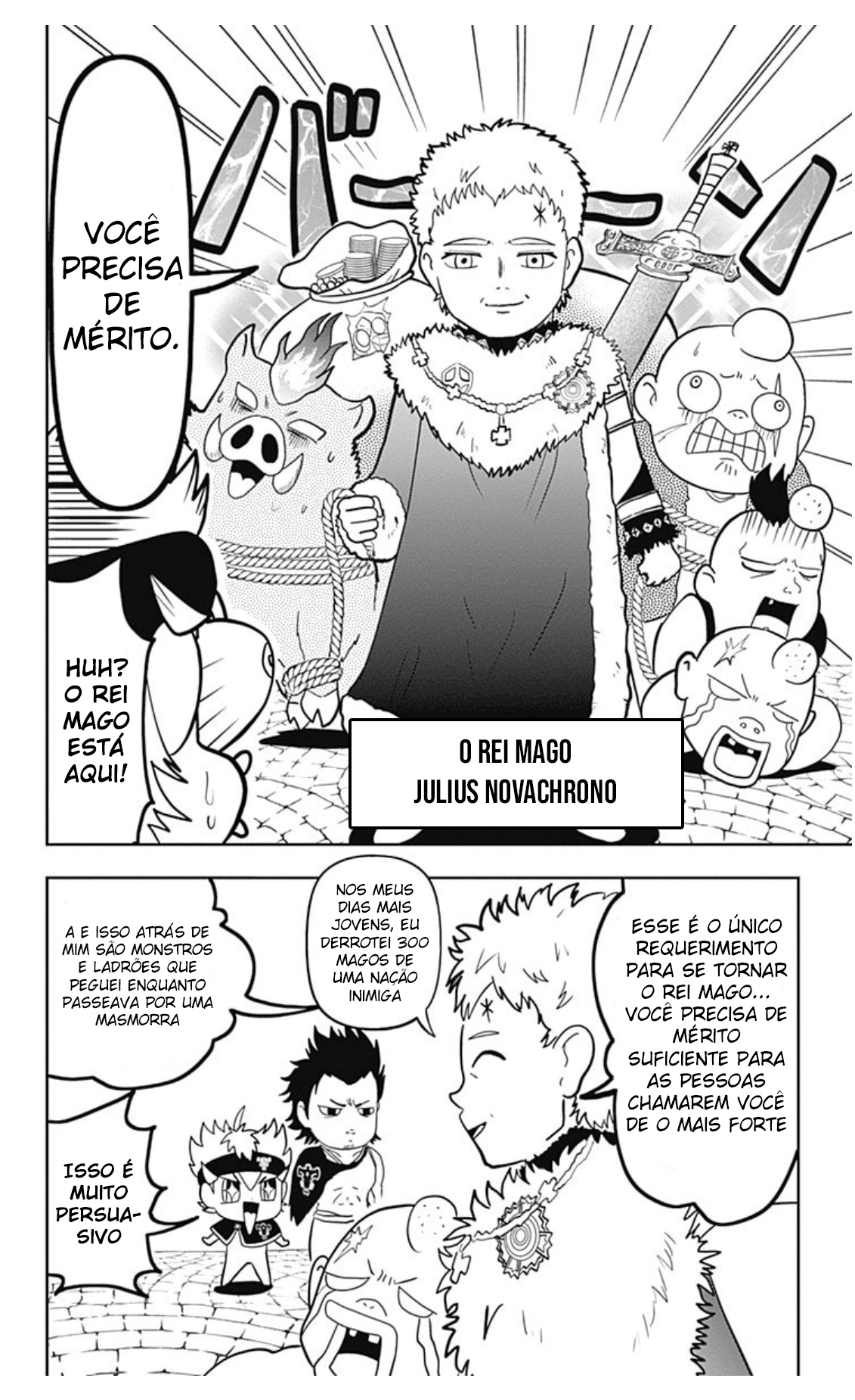 Black Clover SD - Asta's Road to the Wizard King Asta entra no palco! 第11页