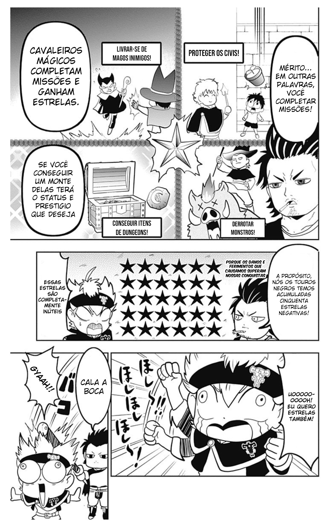 Black Clover SD - Asta's Road to the Wizard King Asta entra no palco! 第12页