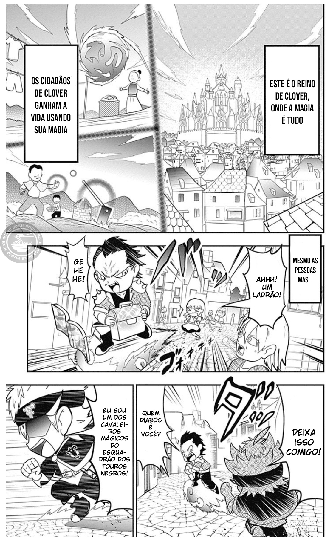 Black Clover SD - Asta's Road to the Wizard King Asta entra no palco! 第3页